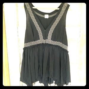 Free people moonlight lace blouse